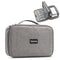 Boona 23cm*16cm Double Deck Digital Accessories Storage Bag U Disk Memory Card USB Cable Tablet Organizer Travel Bag