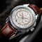 YAZOLE 444 Texture Three Small Dial 24h Display Week Display Men Fashion Quartz Watch
