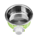 5cm Stainless Steel Hang-on Bowl For Pet Dog Cat Crate Cage Outdoor Food Dish Food Water Bowl