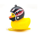 Creative Glow Duck Toys with Helmet for Bicycle Turbo Bell Lamp