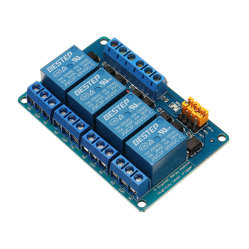 BESTEP 4 Channel 5V Relay Module High And Low Level Trigger For