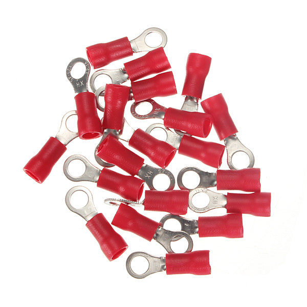 20Pcs 0.5-1.5mm Ring Ground Insulated  Electrical Crimp Terminal