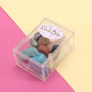 Natural Stone Collection Box Mix Gems Crystals Mineral Specimens Rock Decoration
