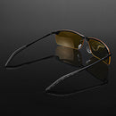 Suleve G02 Black Frame Night Driving Anti Glare Glasses Polarized UV400 Sunglasses Rainy Driver Safety