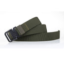 125cm AWMN S10 3.8cm Nylon Double Ring Buckle Men Women Heavy Duty Rigger Military Tactical Belt