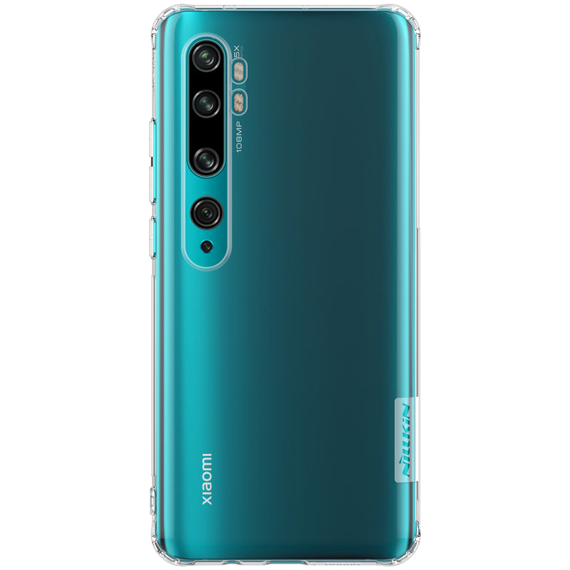 NILLKIN Translucent Shockproof Non-slip Soft TPU Protective Case for Xiaomi Mi Note 10 / Xiaomi Mi Note 10 Pro / Xiaomi CC9 Pro