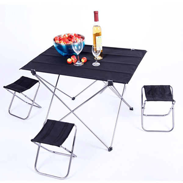 Portable Folding Picnic Barbecue Table Light Weight Foldable Desk Multifunction Home Furniture