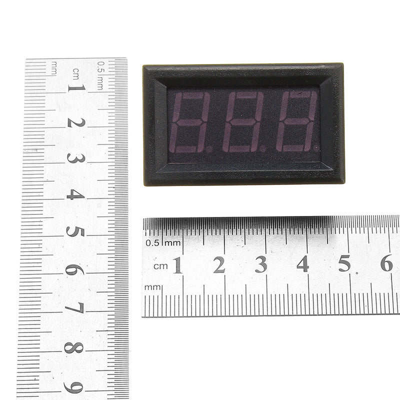 10pcs Green 0.56 Inch Mini Digital Voltmeter DC 4.5V To 30V Digital Voltmeter Voltage Panel Meter For 6V 12V 24V Electromobile Motorcycle Car
