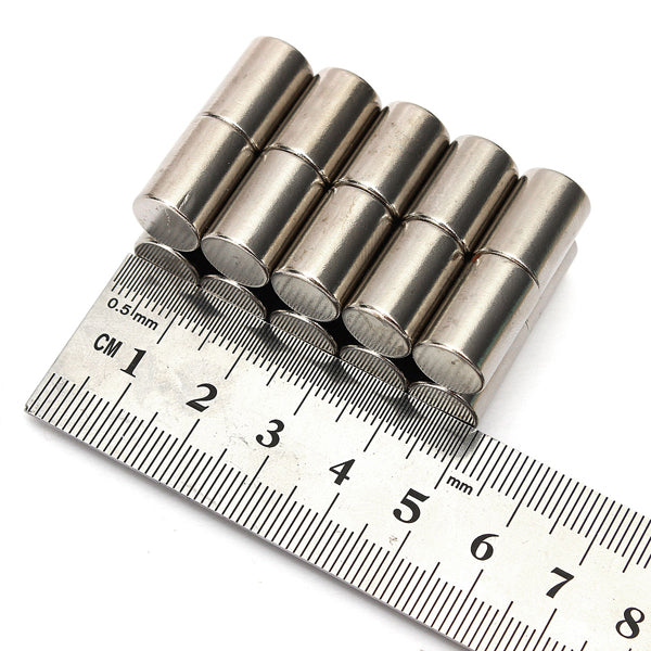 20pcs N50 10mmx15mm  Super Strong Round Rare Earth Neodymium Magnets