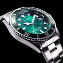 SINOBI 9721 Calendar Business Style Watch Stainless Steel Strap Men Quartz Wristwatch