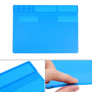 Heat-resistant Soldering Station Soldering Pad Silicone Insulation Pad Heat Gu n Welding Platform Table Mat Repair Pad Maintenance Tool
