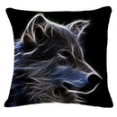 Honana 45x45cm Home Decoration Black 3D Fluorescence Animals 6 Optional Patterns Pillow Case