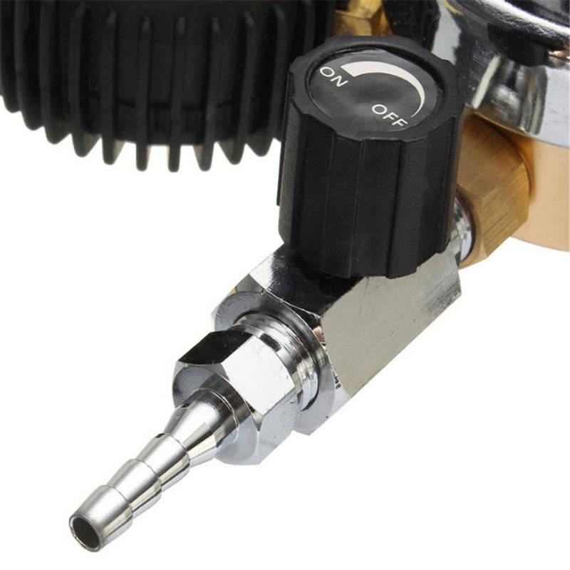 CO2 Regulators Pressure Reducer For Beverage Beer W21.8 Double Gauge Regulator