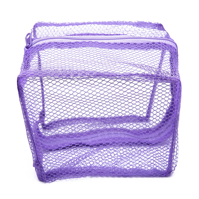 Mesh Laundry Bag Washing Clothes Zipper Solid Net For Bras And Lingerie
