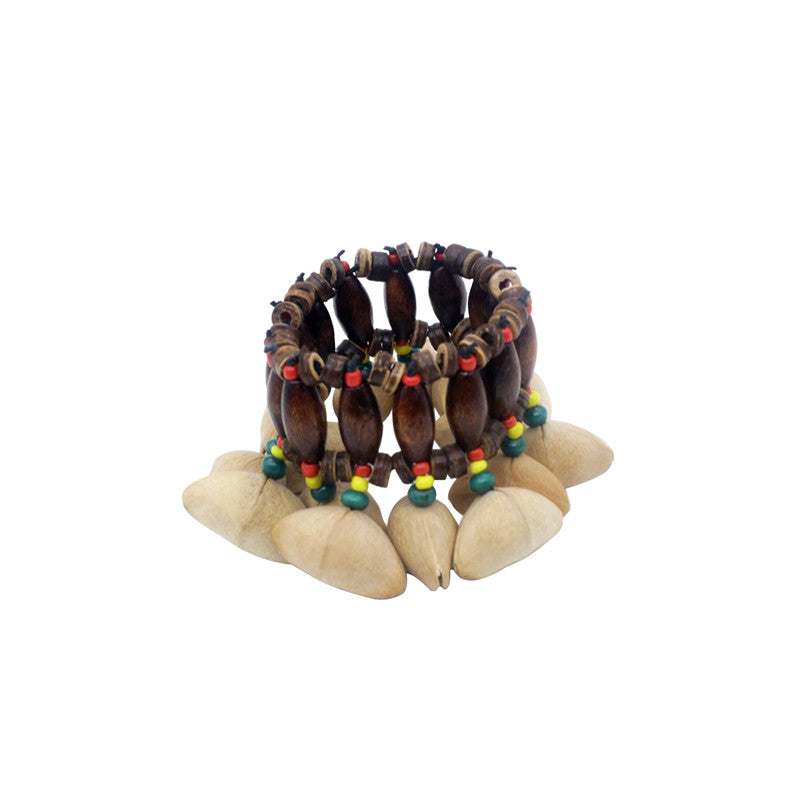 IRIN Handmade Shell Nuts Hand Bell for African Djembe Drum Percussion Instruments Accessories
