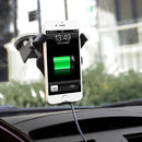 Bakeey Qi Wireless Car Suckers Cup Air Vent Mount Desktop Holder Fast Charger for iPhone X S8 Note 8