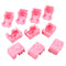 10Pcs Pink Silicone Case for Hotend Heating Block Protective Cover 280 for 3D Printer