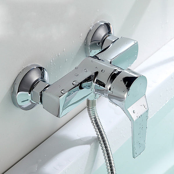 Bathroom Zinc Alloy Wall Mounted Hot & Cold Shower Mixer Valve Bath Shower Faucet Basin Bathtub Mixer Tap