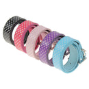 PU Leather Dog Collars Diamante Collar