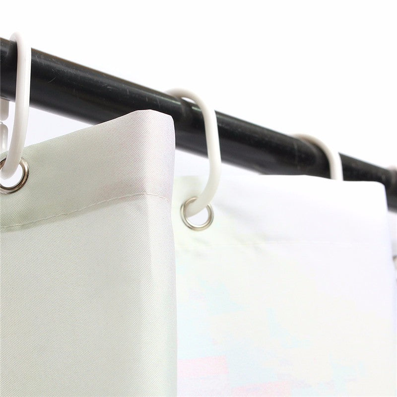 Halloween Horror Blood Bath Polyester Shower Curtain Bathroom Decor with 12 Hooks