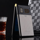 TKEXUN M2 Flip Phone 2800mAh 3.0 inch Touch Screen Blutooth FM Dual Sim Card Flip Feature Phone