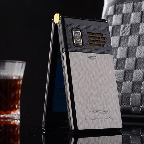 TKEXUN M2 Flip Phone 2800mAh 3.0 inch Touch Screen Blutooth FM Dual Sim Card Flip Feature Phone