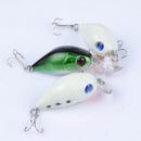 ZANLURE 3PCS 5cm 7g Fishing Hard Baits Rock Fishing Lures Noctilucent Artificial Crankbaits 3D Eyes
