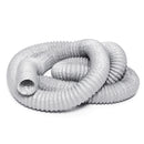 150mm/4.5'' Flexible Ducting Ventilation Pipe Hydroponic Hose Tube Kitchen Adapter
