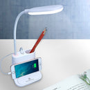 3 In 1 Desktop LED Lamp+USB Cooling Fan+Power Bank Phone Charger Phone Holder For Smart Phone