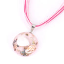 Bohemian Ocean Romance Shell Pearl Inside Hemisphere Pendant Clavicle Necklace for Women