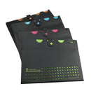 Single Button Organ Bag A4 Multi-Layer Folder Multi-Function Portable File Folder