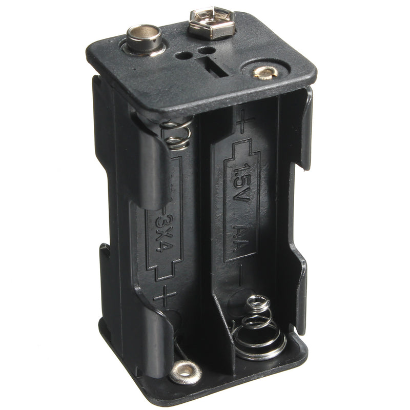 3pcs 4-Slot 4 x AA Battery Holder Back To Back Holder Case Box