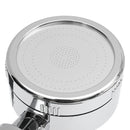 Bathroom Bath Round Handheld Shower Head Boost High Pressure w/ On Off Switch