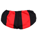 Universal Car Seat Covers Protector Full Set Steel Ring Wheel Cover Belt Pad Red Black