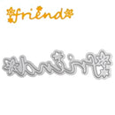 Friends Metal DIY Cutting Dies Scrapbook Album Paper Card Embossing Craft