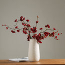 Modern White Vase Ceramic Vase Home Decoration Accessories Dry Flower Minimalist Literary Vase for Flower