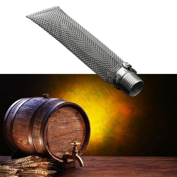 15CM Stainless Steel 304 Home Brew Beer Kettle Filter Hop Bazook Screen Mash