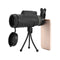 Bakeey 40X60 Monocular Telescope Waterproof Super Clear HD Night Vision with Phone Clip Tripod