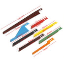 8pcs Jigsaw Blades Sabre Scroll Assortment Set Wood Metal Steel Drywall Blades