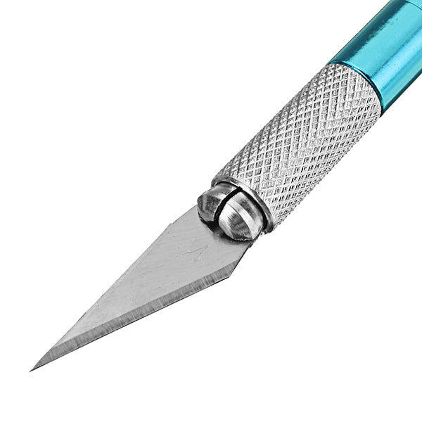 Metal Handle Hobby Cutter Craft with 6pcs Blade Cutting Tool