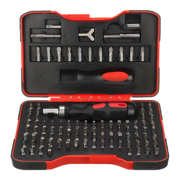 Minleaf ML-RS1 101Pcs Ratchet Screwdriver 6.35mm Screw Driver Set Household DIY Driver Tool