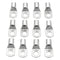 12 Pcs 1/0 AWG Copper Cable Lugs 3/8" Electrical Terminal Block Wire Connectors