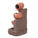 Ceramic Backflow Waterfall Smoke Incense Burner Censer Cones Holder