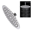 TAPCET 8" Ultrathin Square/Round Stainless Steel Shower Head Rainfall Shower Head Top Spray Pressure