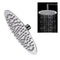 TAPCET 8" Ultrathin Square/Round Stainless Steel Shower Head Rainfall Shower Head Top Spray Pressure