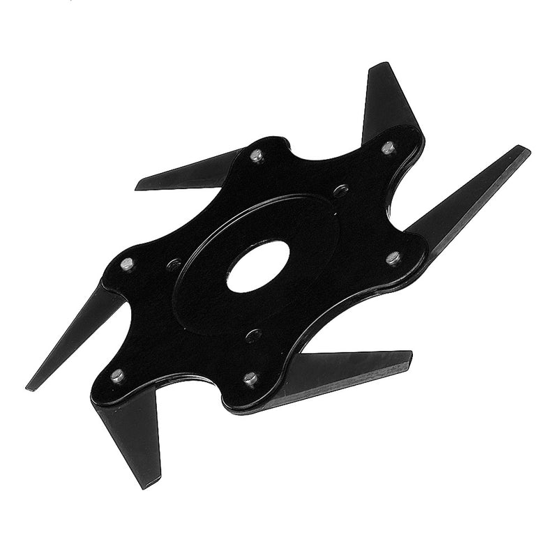 Updated Trimmer Head Green/Black/Yellow 65Mn 6 Teeth Blade Trimmer Head Brush Cutter Blade for Lawnmower