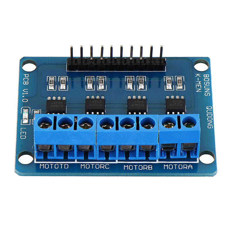 L9110S 4 Channel DC Stepper Motor Driver Board H Bridge L9110 Module Intelligent Vehicle