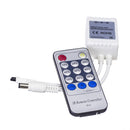 DC5V-24V 6A LED Dimmer Controller + 14Key IR Remote Control for Single Color Strip Light