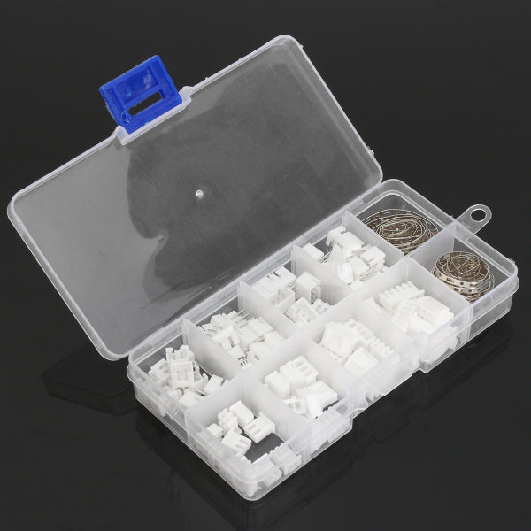 Excellway Terminals 40 Pcs 2p 3p 4p 5pin Right angle JST-XH Male Female Lipo Balance Connector