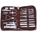 Y.F.M 18pcs Nail Clipper Set Manicure Pedicure Tools Kit Toenails Cutter Beard Scissors Cuticle